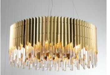 Lustre Doré en 3 tailles